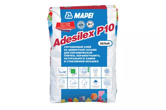 Смеси сухие клеевые MAPEI Adesilex P10 цвет Белый 25 кг