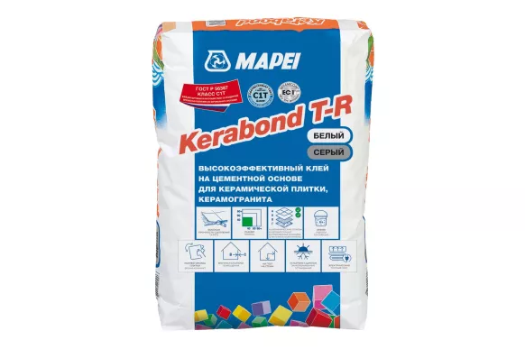 Смеси сухие клеевые MAPEI Kerabond T-R цвет Серый 25 кг