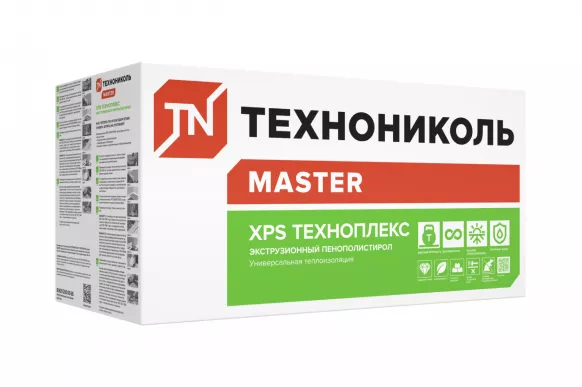 Экструзионный пенополистирол (XPS) Технониколь XPS ТЕХНОПЛЕКС 40х580х1180 мм 10 шт